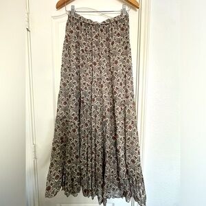 NWOT Denim & Supply by Ralph Lauren tiered, multicolor long skirt